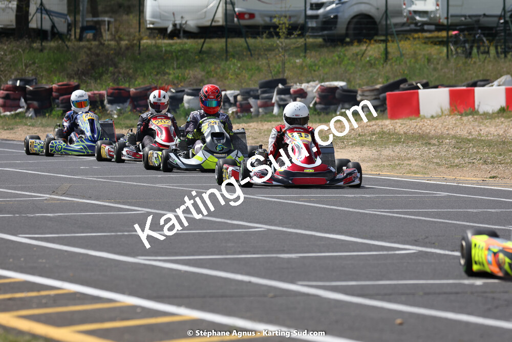 08 & 09/04/2023 : 3ème manche du Championnat du Sud à Fun Kart Brissac (photos Stéphane Agnus) 2023 — karting