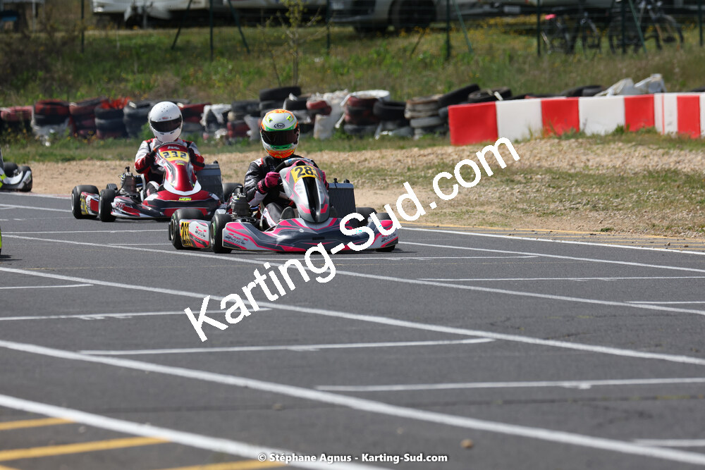 08 & 09/04/2023 : 3ème manche du Championnat du Sud à Fun Kart Brissac (photos Stéphane Agnus) 2023 — karting