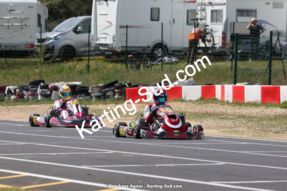 08 & 09/04/2023 : 3ème manche du Championnat du Sud à Fun Kart Brissac (photos Stéphane Agnus) 2023 — karting