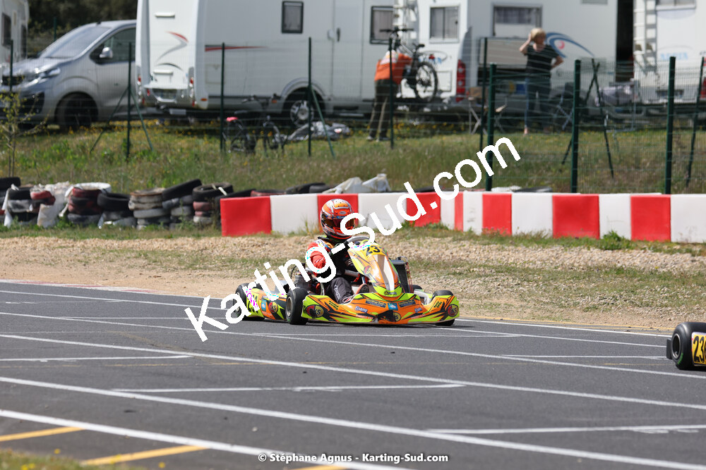08 & 09/04/2023 : 3ème manche du Championnat du Sud à Fun Kart Brissac (photos Stéphane Agnus) 2023 — karting