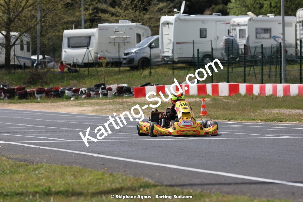 08 & 09/04/2023 : 3ème manche du Championnat du Sud à Fun Kart Brissac (photos Stéphane Agnus) 2023 — karting