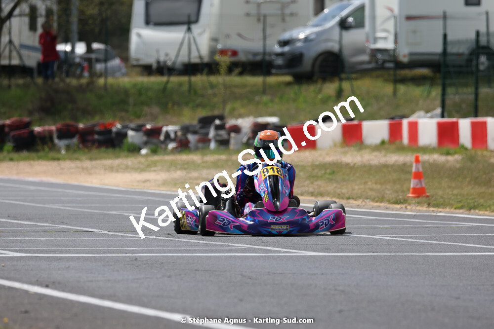 08 & 09/04/2023 : 3ème manche du Championnat du Sud à Fun Kart Brissac (photos Stéphane Agnus) 2023 — karting