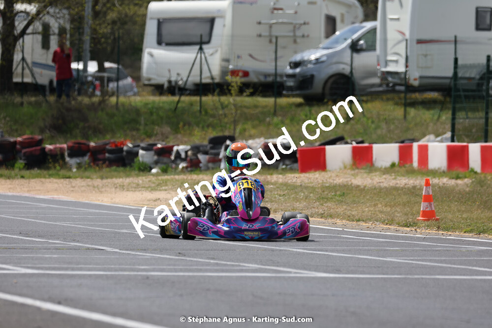 08 & 09/04/2023 : 3ème manche du Championnat du Sud à Fun Kart Brissac (photos Stéphane Agnus) 2023 — karting