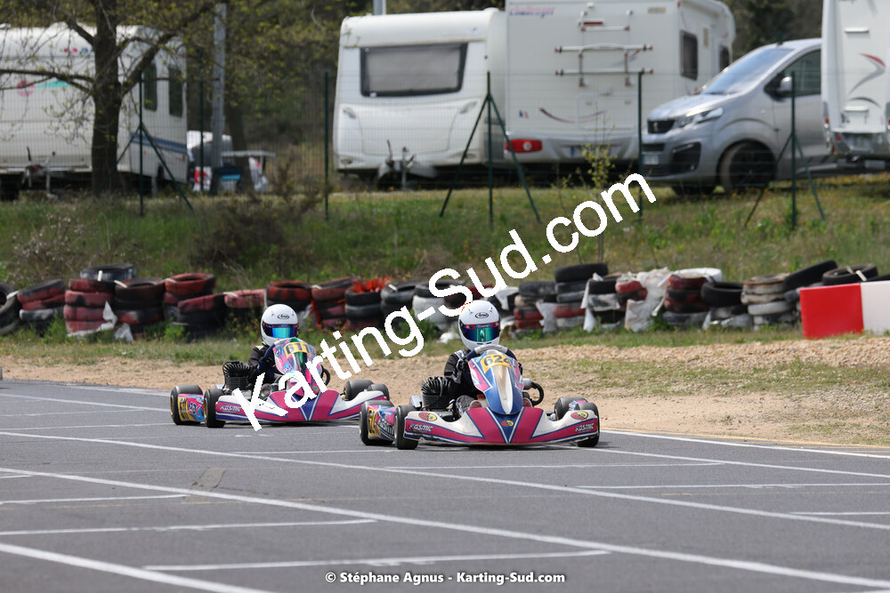 08 & 09/04/2023 : 3ème manche du Championnat du Sud à Fun Kart Brissac (photos Stéphane Agnus) 2023 — karting