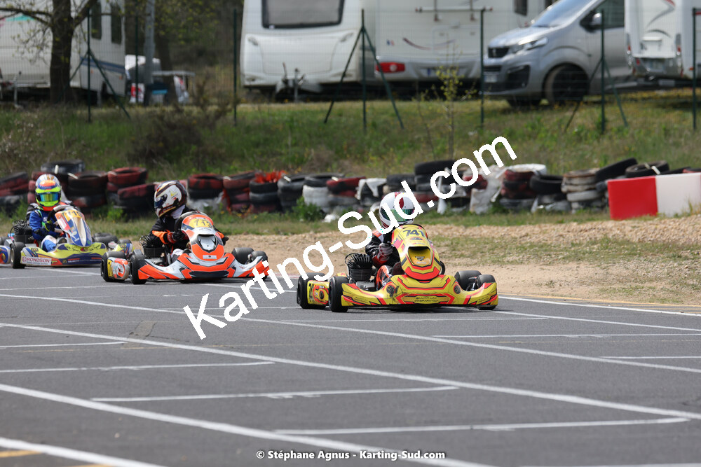08 & 09/04/2023 : 3ème manche du Championnat du Sud à Fun Kart Brissac (photos Stéphane Agnus) 2023 — karting