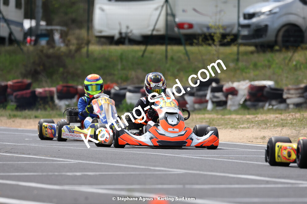 08 & 09/04/2023 : 3ème manche du Championnat du Sud à Fun Kart Brissac (photos Stéphane Agnus) 2023 — karting