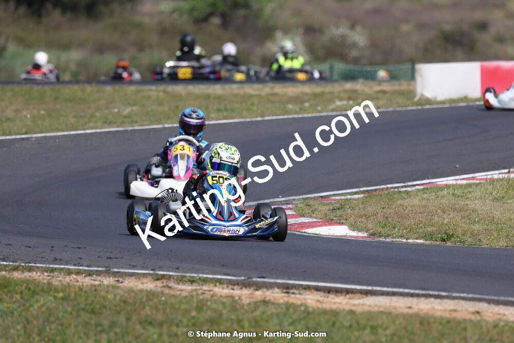 08 & 09/04/2023 : 3ème manche du Championnat du Sud à Fun Kart Brissac (photos Stéphane Agnus) 2023 — karting
