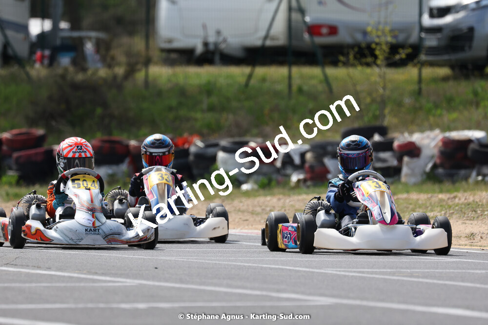 08 & 09/04/2023 : 3ème manche du Championnat du Sud à Fun Kart Brissac (photos Stéphane Agnus) 2023 — karting