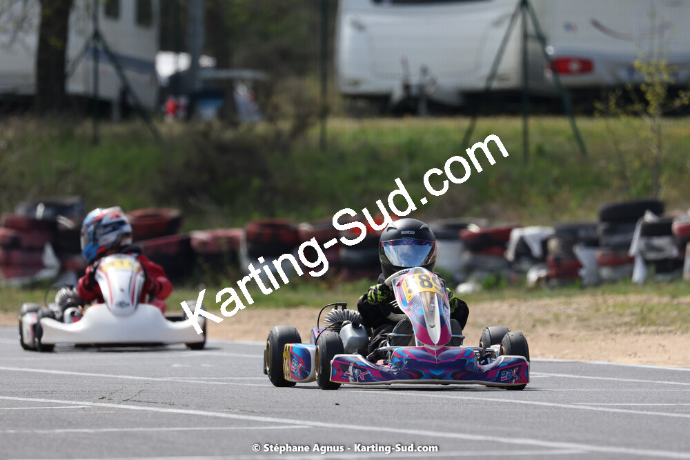 08 & 09/04/2023 : 3ème manche du Championnat du Sud à Fun Kart Brissac (photos Stéphane Agnus) 2023 — karting