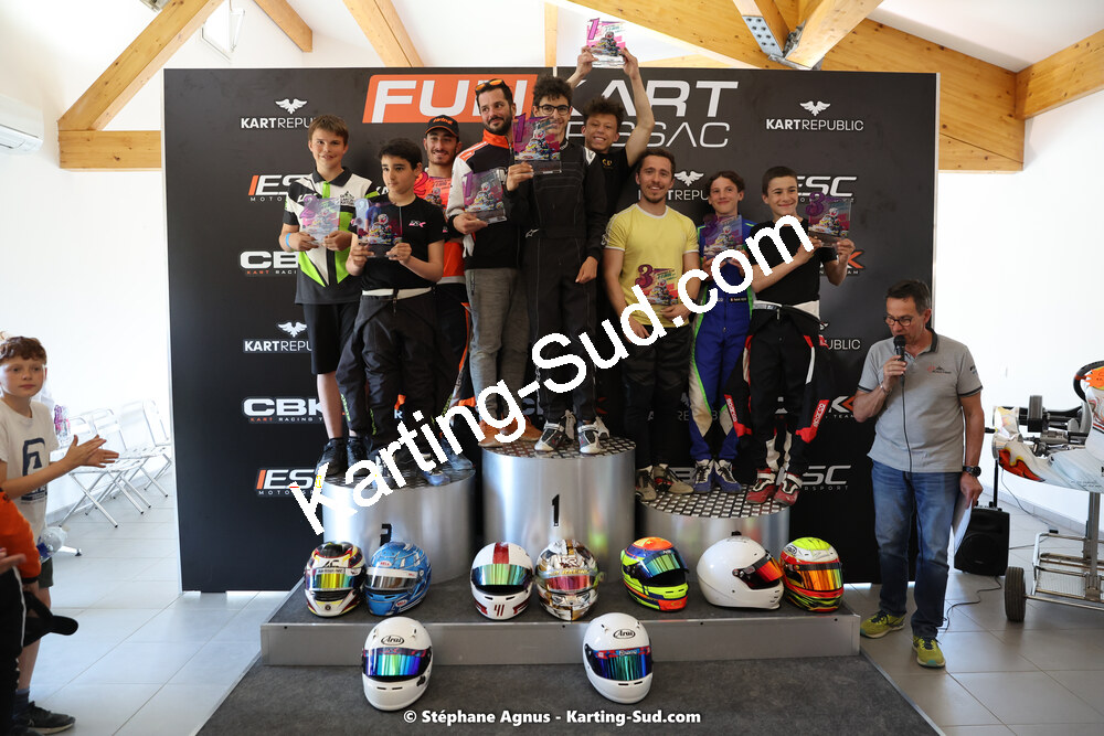 08 & 09/04/2023 : 3ème manche du Championnat du Sud à Fun Kart Brissac (photos Stéphane Agnus) 2023 — karting