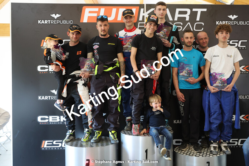 08 & 09/04/2023 : 3ème manche du Championnat du Sud à Fun Kart Brissac (photos Stéphane Agnus) 2023 — karting