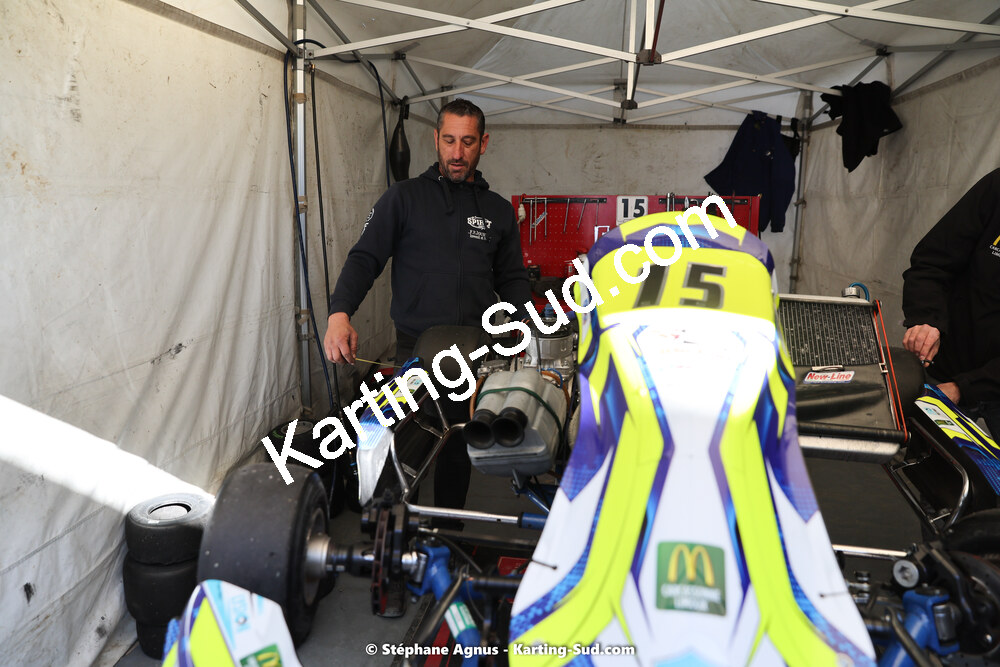 Sébastien ANDRES — 08 & 09/04/2023 : 3ème manche du Championnat du Sud à Fun Kart Brissac (photos Stéphane Agnus) 2023 — karting