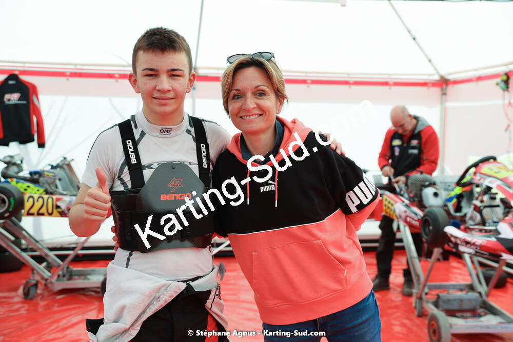 Hugo HERROUIN — 08 & 09/04/2023 : 3ème manche du Championnat du Sud à Fun Kart Brissac (photos Stéphane Agnus) 2023 — karting