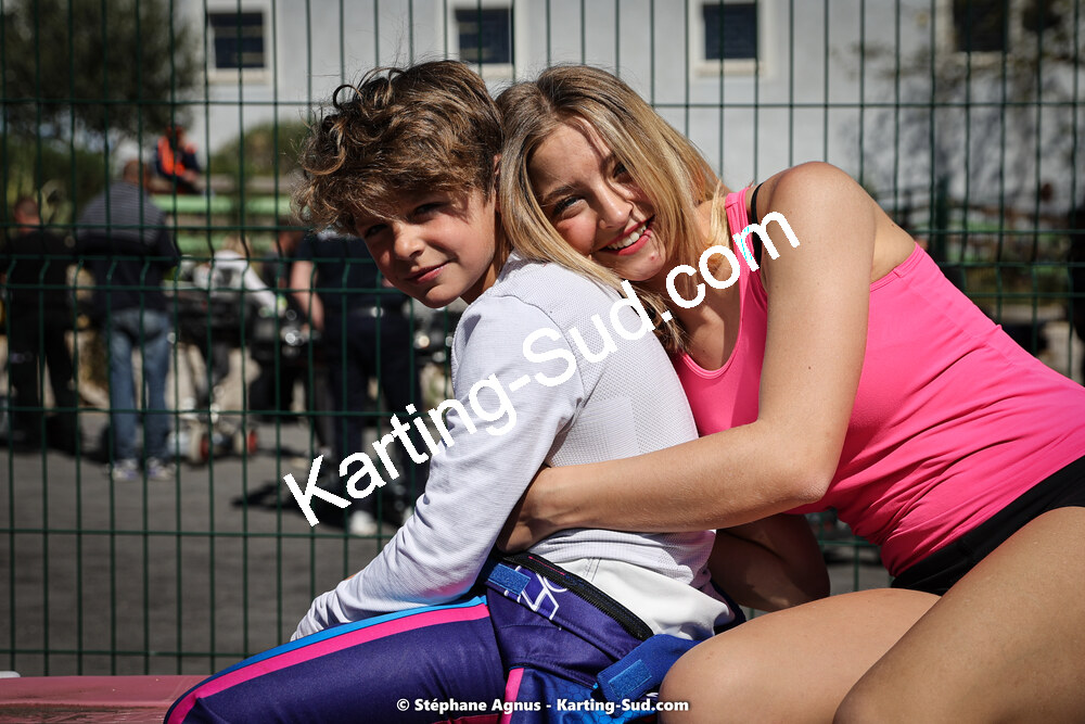 Lola POLICAND, Teo POLICAND — 08 & 09/04/2023 : 3ème manche du Championnat du Sud à Fun Kart Brissac (photos Stéphane Agnus) 2023 — karting