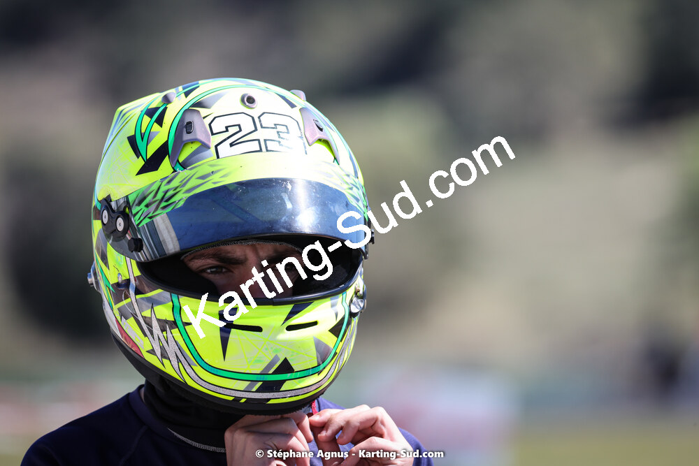 Sacha CATALA — 08 & 09/04/2023 : 3ème manche du Championnat du Sud à Fun Kart Brissac (photos Stéphane Agnus) 2023 — karting