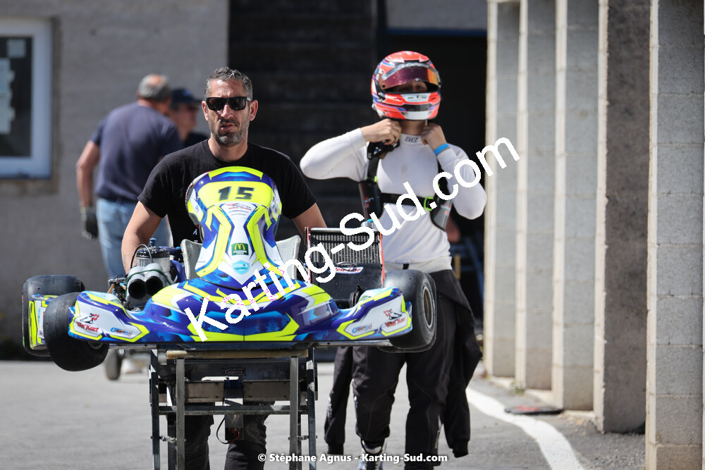 Noann ANDRES, Sébastien ANDRES — 08 & 09/04/2023 : 3ème manche du Championnat du Sud à Fun Kart Brissac (photos Stéphane Agnus) 2023 — karting