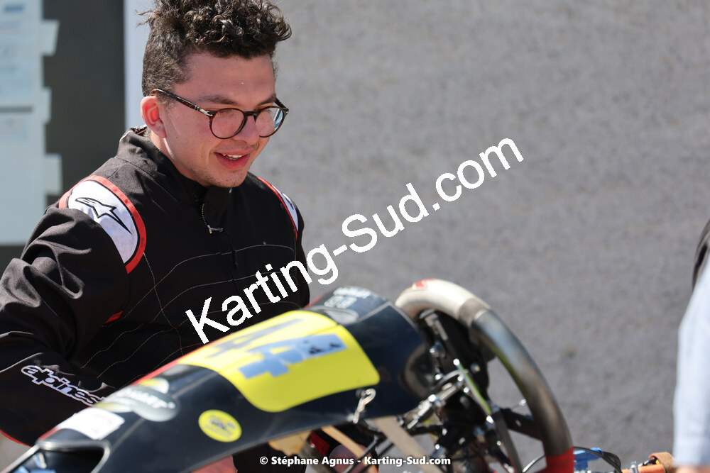 Arthur EHRET — 08 & 09/04/2023 : 3ème manche du Championnat du Sud à Fun Kart Brissac (photos Stéphane Agnus) 2023 — karting