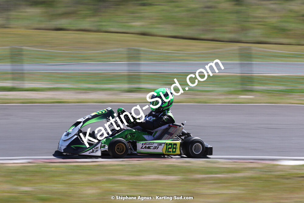 Yannick LECLERC — 08 & 09/04/2023 : 3ème manche du Championnat du Sud à Fun Kart Brissac (photos Stéphane Agnus) 2023 — karting