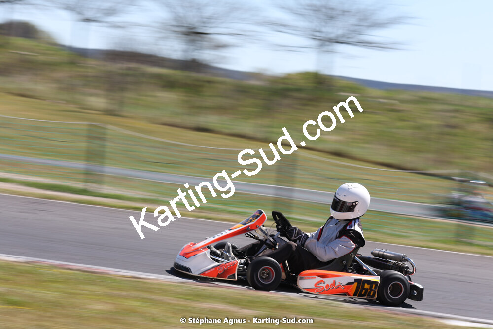 08 & 09/04/2023 : 3ème manche du Championnat du Sud à Fun Kart Brissac (photos Stéphane Agnus) 2023 — karting