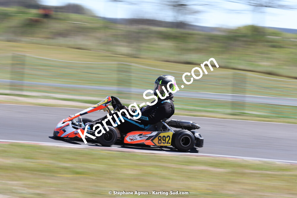 08 & 09/04/2023 : 3ème manche du Championnat du Sud à Fun Kart Brissac (photos Stéphane Agnus) 2023 — karting