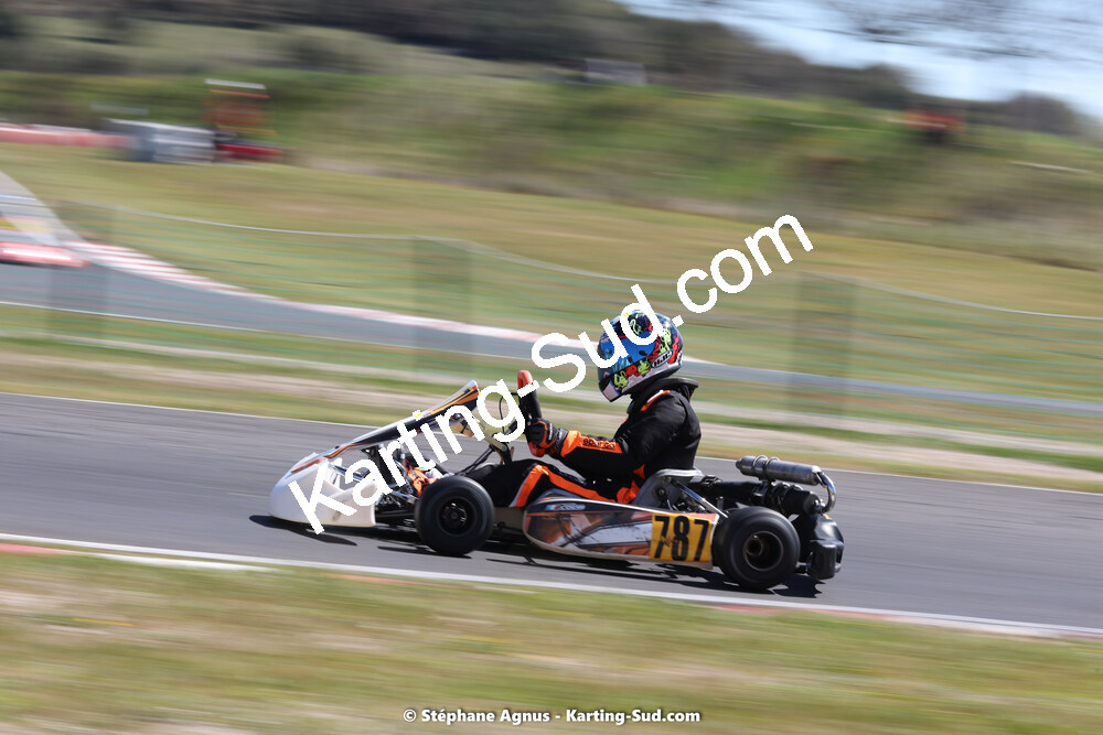 08 & 09/04/2023 : 3ème manche du Championnat du Sud à Fun Kart Brissac (photos Stéphane Agnus) 2023 — karting