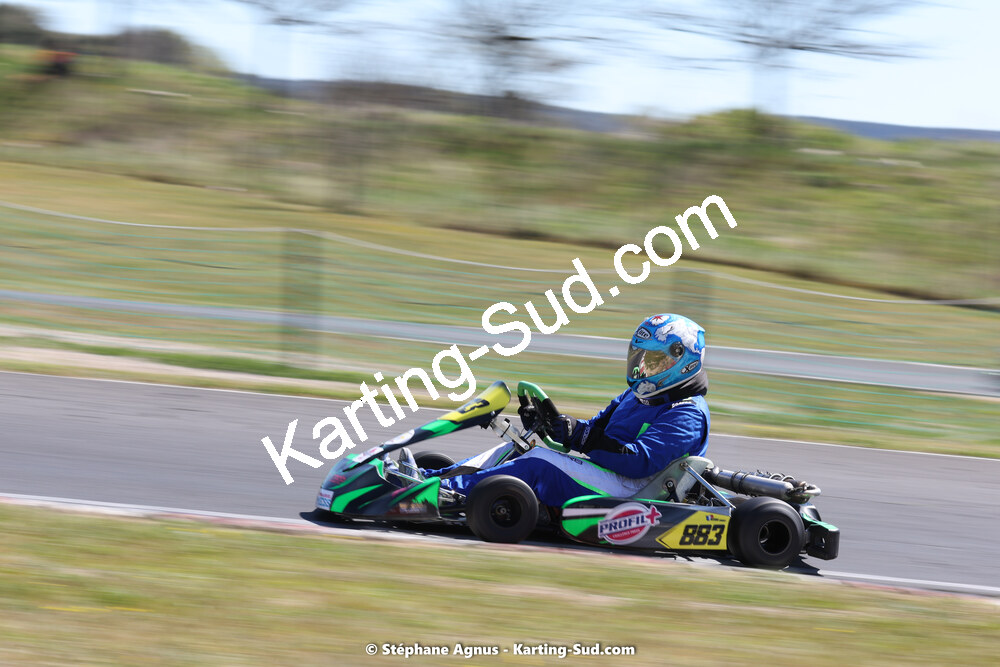 08 & 09/04/2023 : 3ème manche du Championnat du Sud à Fun Kart Brissac (photos Stéphane Agnus) 2023 — karting