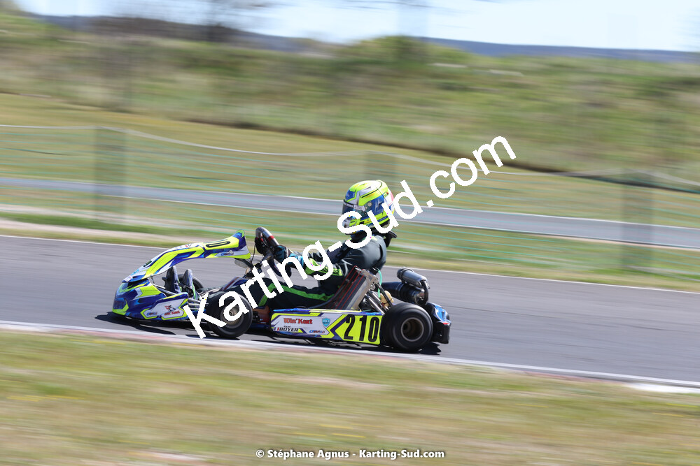 Axel BOYER — 08 & 09/04/2023 : 3ème manche du Championnat du Sud à Fun Kart Brissac (photos Stéphane Agnus) 2023 — karting