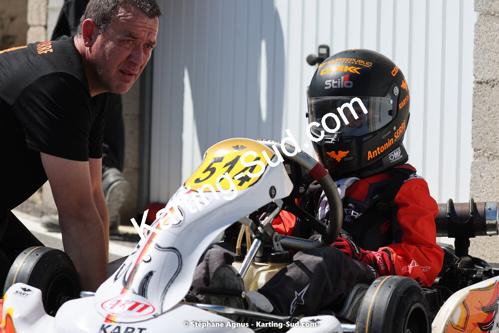 08 & 09/04/2023 : 3ème manche du Championnat du Sud à Fun Kart Brissac (photos Stéphane Agnus) 2023 — karting