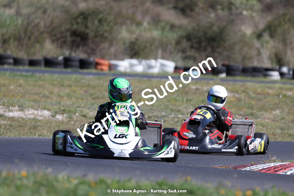 08 & 09/04/2023 : 3ème manche du Championnat du Sud à Fun Kart Brissac (photos Stéphane Agnus) 2023 — karting