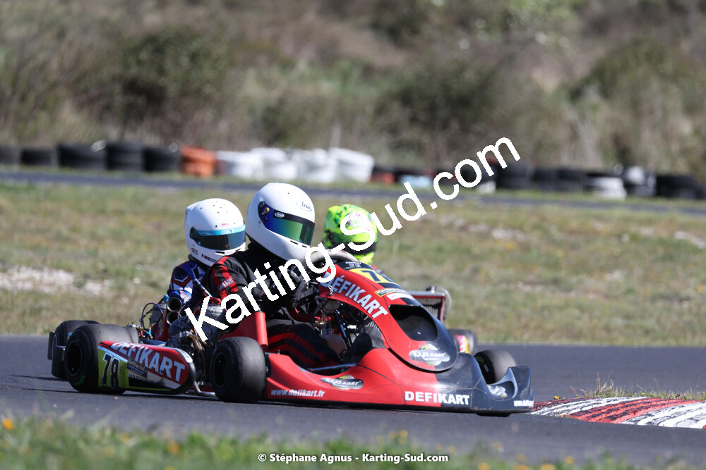 08 & 09/04/2023 : 3ème manche du Championnat du Sud à Fun Kart Brissac (photos Stéphane Agnus) 2023 — karting