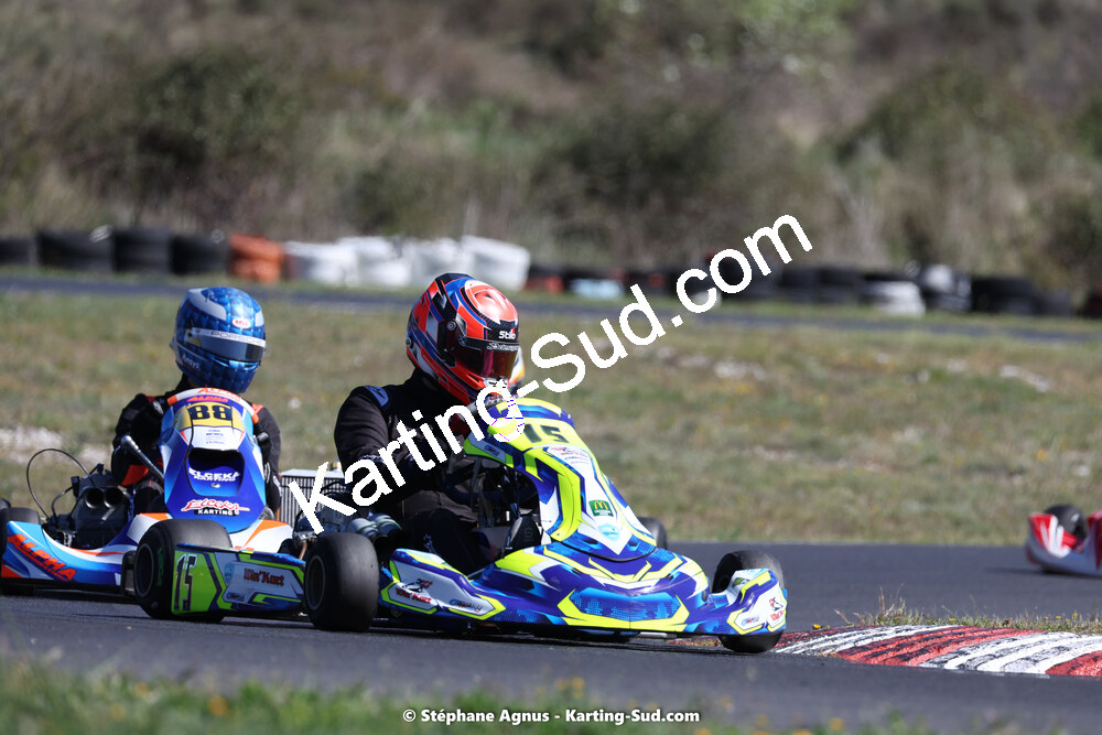 08 & 09/04/2023 : 3ème manche du Championnat du Sud à Fun Kart Brissac (photos Stéphane Agnus) 2023 — karting