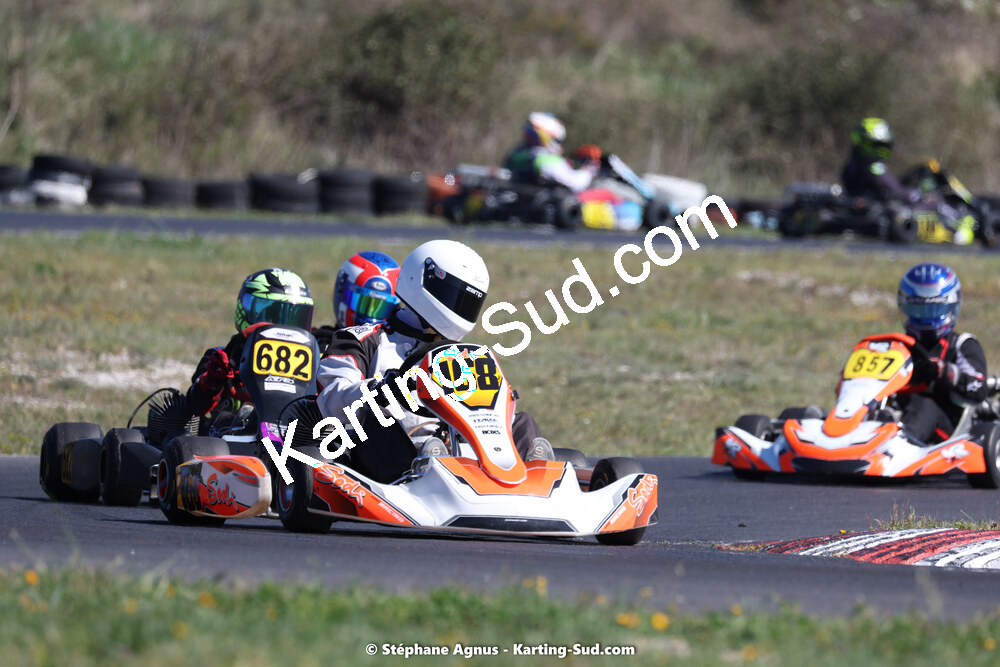 08 & 09/04/2023 : 3ème manche du Championnat du Sud à Fun Kart Brissac (photos Stéphane Agnus) 2023 — karting
