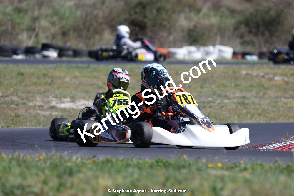 08 & 09/04/2023 : 3ème manche du Championnat du Sud à Fun Kart Brissac (photos Stéphane Agnus) 2023 — karting