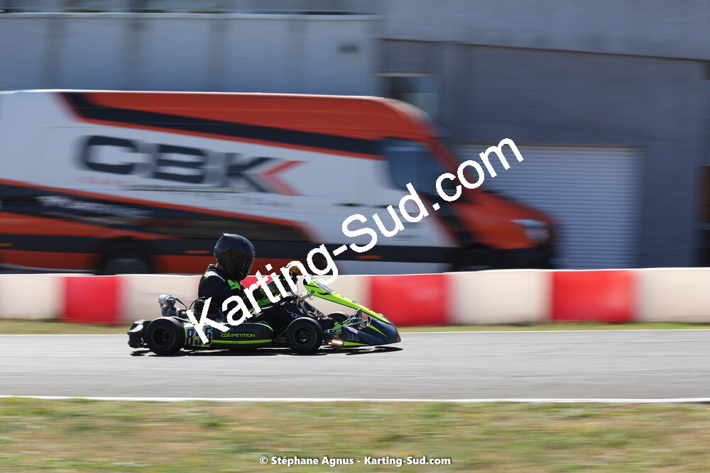 08 & 09/04/2023 : 3ème manche du Championnat du Sud à Fun Kart Brissac (photos Stéphane Agnus) 2023 — karting