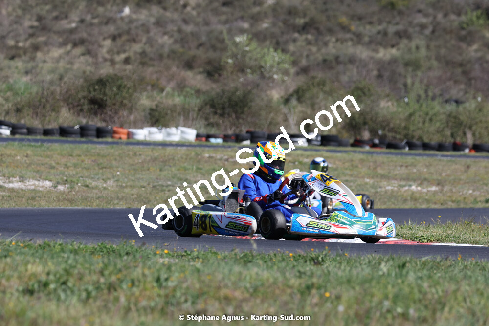 08 & 09/04/2023 : 3ème manche du Championnat du Sud à Fun Kart Brissac (photos Stéphane Agnus) 2023 — karting