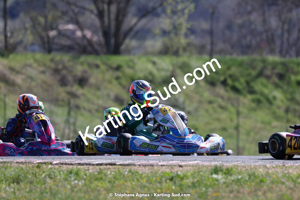 08 & 09/04/2023 : 3ème manche du Championnat du Sud à Fun Kart Brissac (photos Stéphane Agnus) 2023 — karting