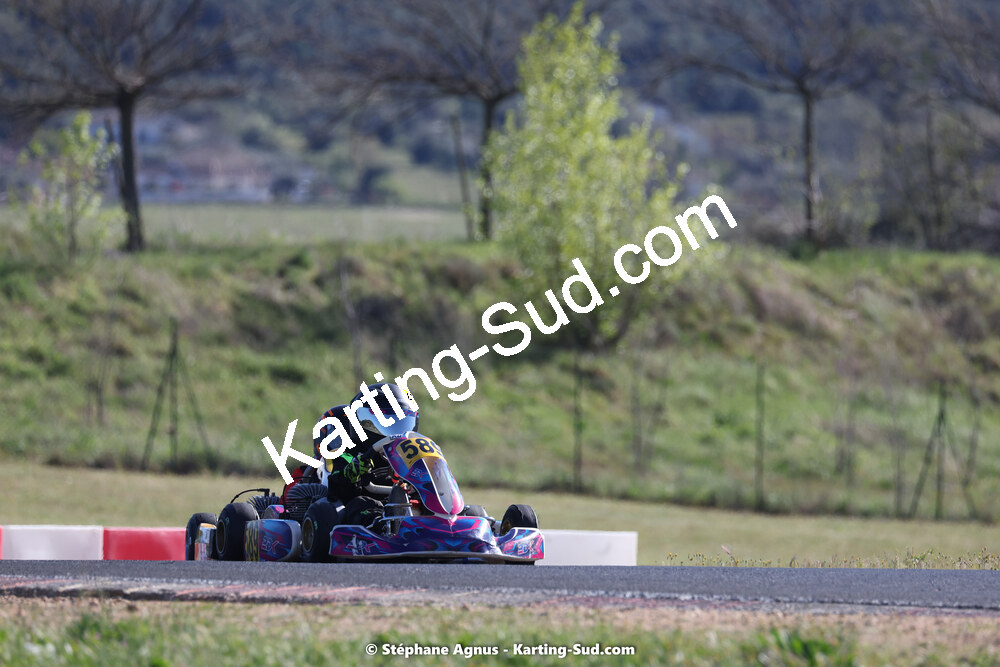 08 & 09/04/2023 : 3ème manche du Championnat du Sud à Fun Kart Brissac (photos Stéphane Agnus) 2023 — karting