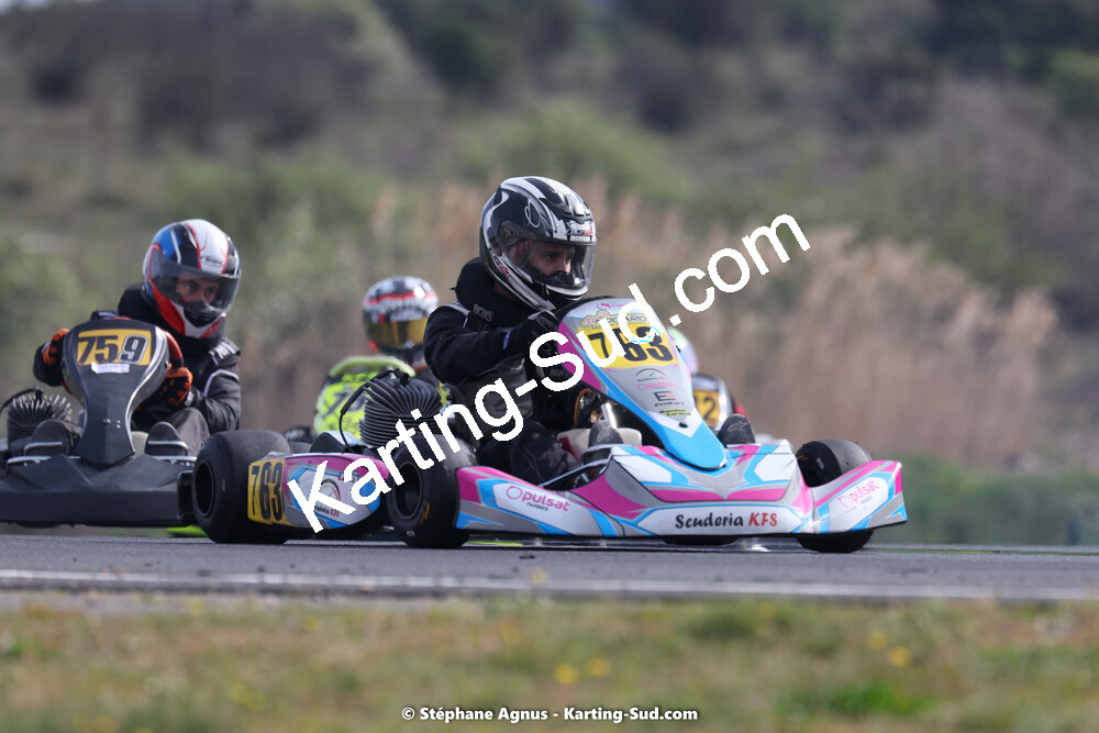 08 & 09/04/2023 : 3ème manche du Championnat du Sud à Fun Kart Brissac (photos Stéphane Agnus) 2023 — karting