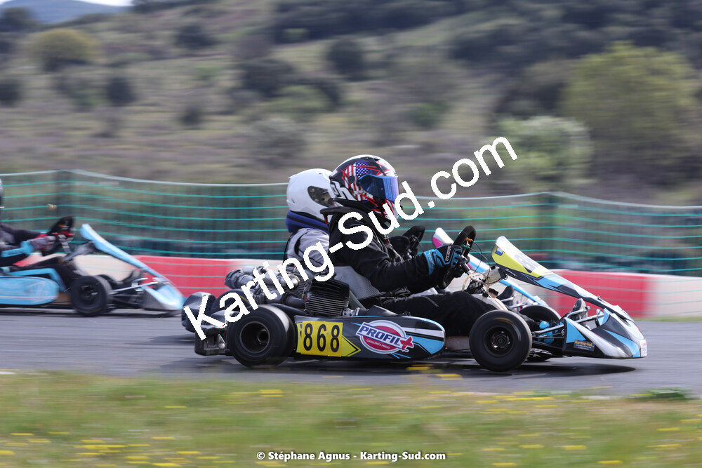 08 & 09/04/2023 : 3ème manche du Championnat du Sud à Fun Kart Brissac (photos Stéphane Agnus) 2023 — karting