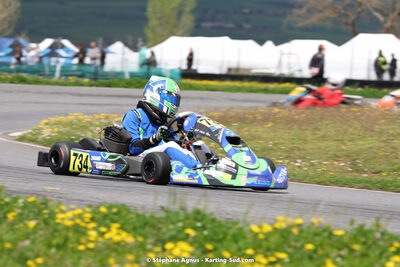 Maxime MOURGUES — 29 & 30/04/2023 : 4ème manche du Championnat du Sud à Karting Plus Belmont sur Rance (photos Stéphane Agnus) 2023 — karting