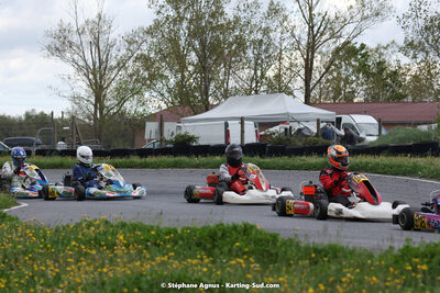 29 & 30/04/2023 : 4ème manche du Championnat du Sud à Karting Plus Belmont sur Rance (photos Stéphane Agnus) 2023 — karting