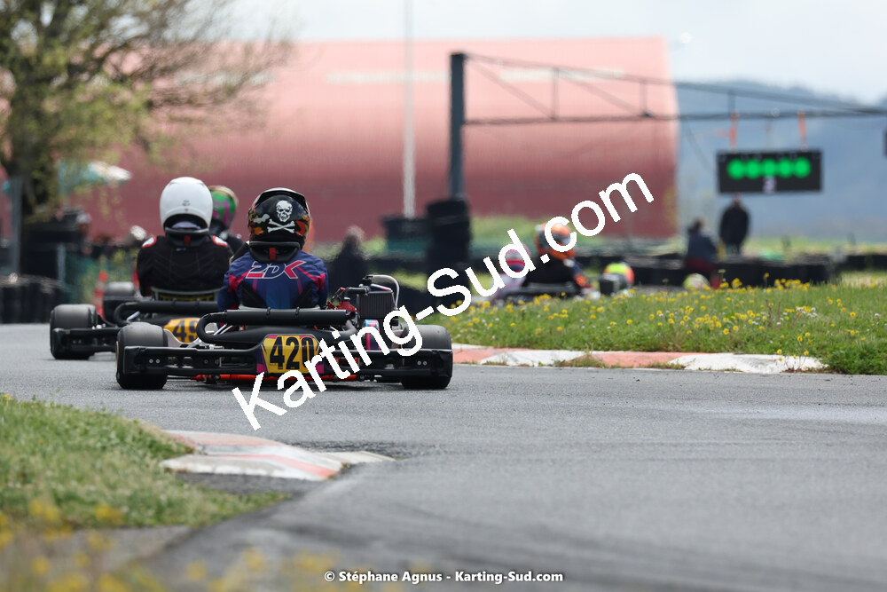 29 & 30/04/2023 : 4ème manche du Championnat du Sud à Karting Plus Belmont sur Rance (photos Stéphane Agnus) 2023 — karting