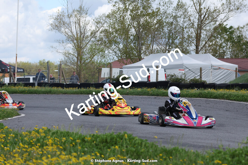 29 & 30/04/2023 : 4ème manche du Championnat du Sud à Karting Plus Belmont sur Rance (photos Stéphane Agnus) 2023 — karting