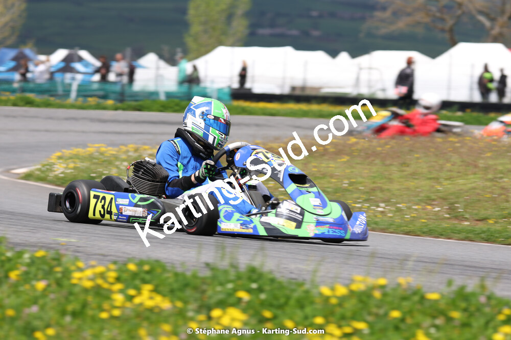 Maxime MOURGUES — 29 & 30/04/2023 : 4ème manche du Championnat du Sud à Karting Plus Belmont sur Rance (photos Stéphane Agnus) 2023 — karting