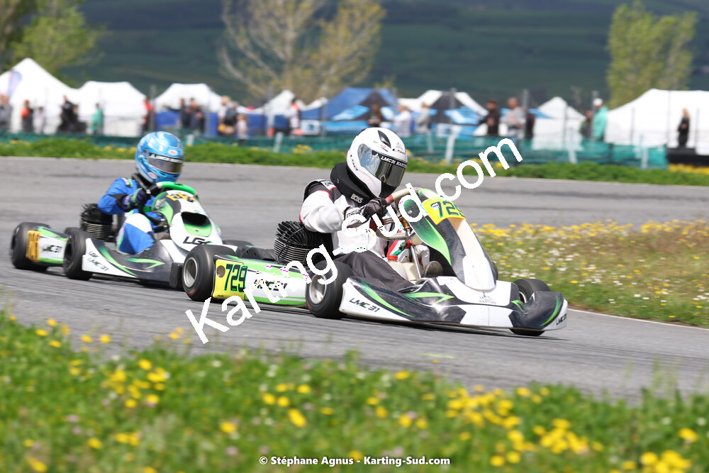 29 & 30/04/2023 : 4ème manche du Championnat du Sud à Karting Plus Belmont sur Rance (photos Stéphane Agnus) 2023 — karting