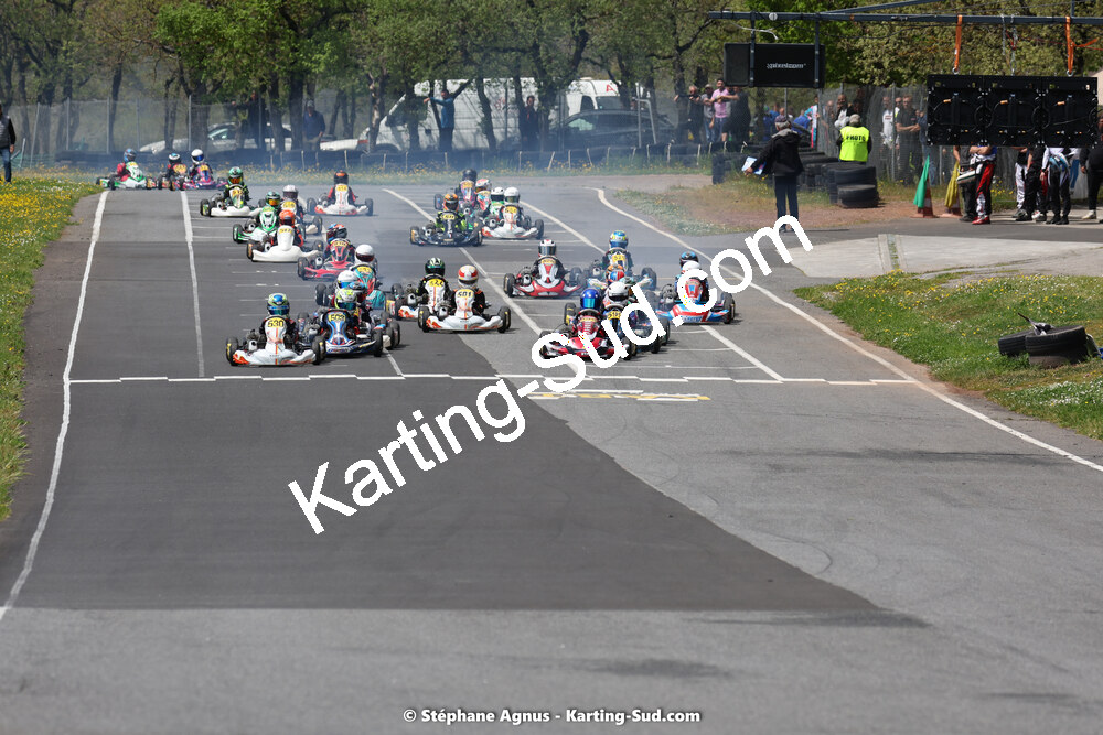 29 & 30/04/2023 : 4ème manche du Championnat du Sud à Karting Plus Belmont sur Rance (photos Stéphane Agnus) 2023 — karting