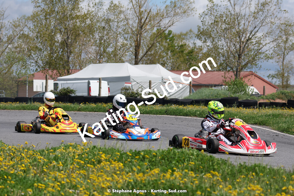 29 & 30/04/2023 : 4ème manche du Championnat du Sud à Karting Plus Belmont sur Rance (photos Stéphane Agnus) 2023 — karting