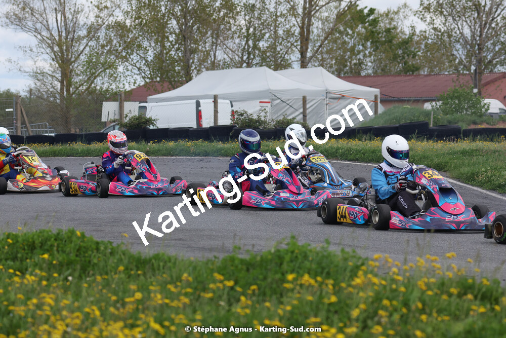 29 & 30/04/2023 : 4ème manche du Championnat du Sud à Karting Plus Belmont sur Rance (photos Stéphane Agnus) 2023 — karting