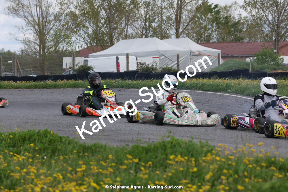 29 & 30/04/2023 : 4ème manche du Championnat du Sud à Karting Plus Belmont sur Rance (photos Stéphane Agnus) 2023 — karting