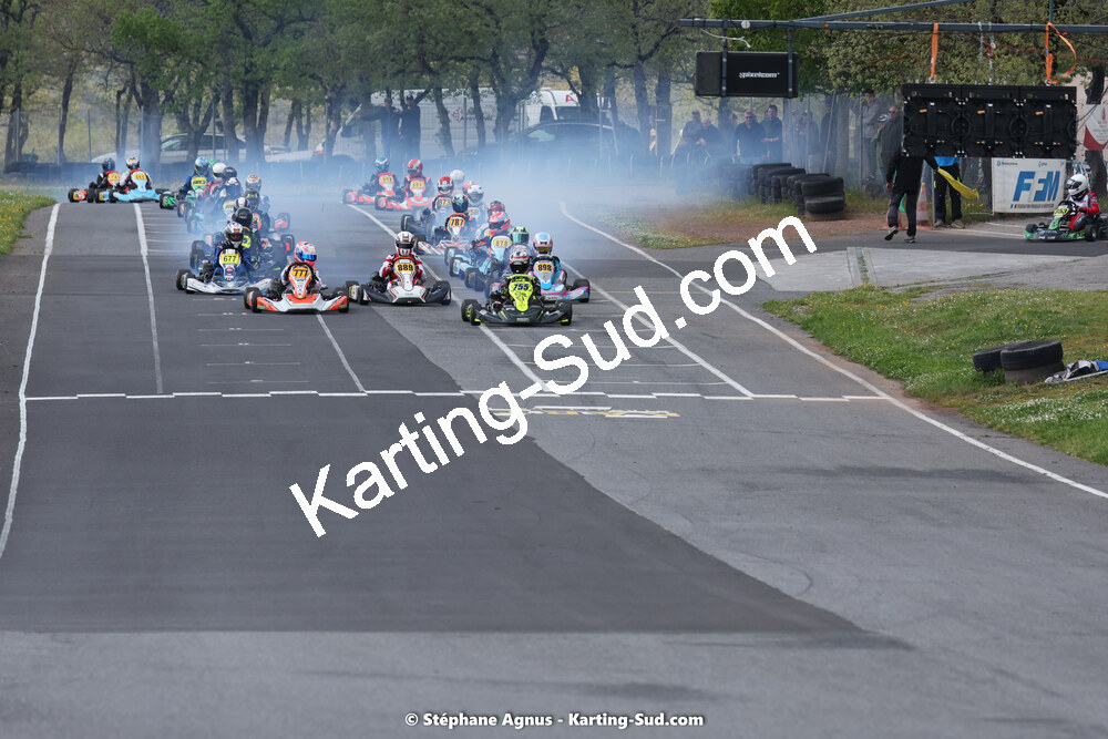 29 & 30/04/2023 : 4ème manche du Championnat du Sud à Karting Plus Belmont sur Rance (photos Stéphane Agnus) 2023 — karting